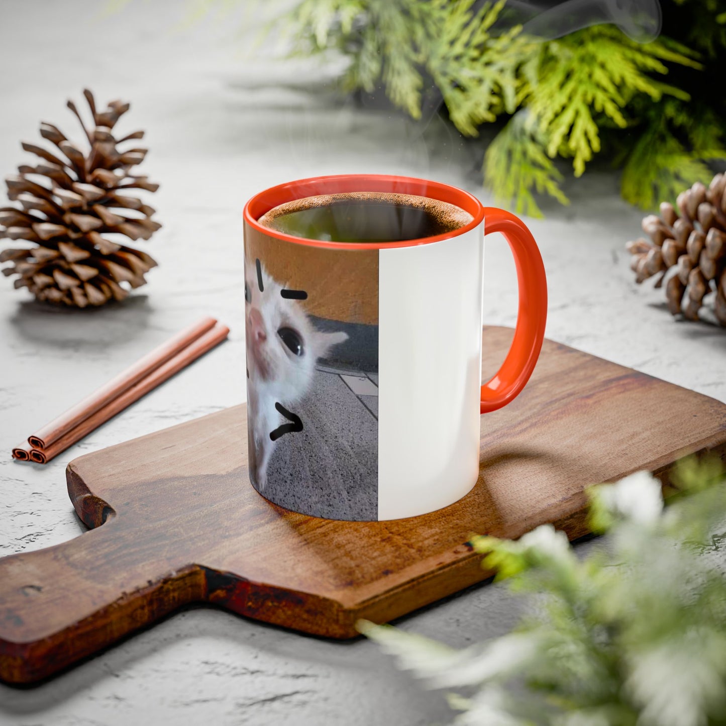 Cute cat-Colorful Mugs (11oz, 15oz)