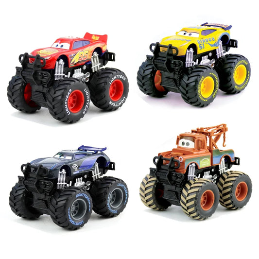 Disney Pixar Cars Lightning McQueen SUV Black Storm Jackson Cruz Mater Big wheel Offroad Metal Cars Toy Kids Christmas Gifts